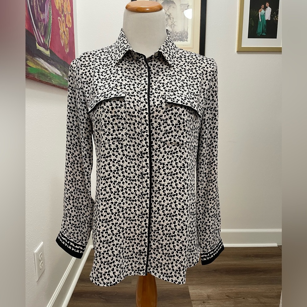 Animal Print Top/Blouse size PM